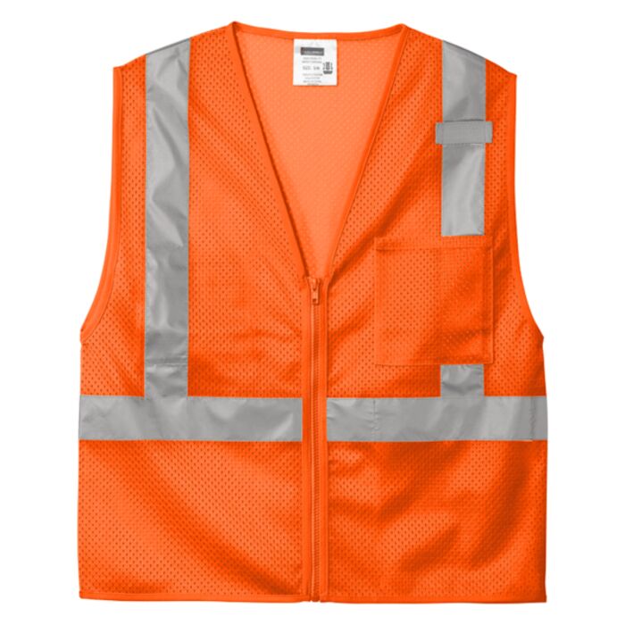 Ansi 107 Class 2 Mesh Zippered Vest Thumbnail