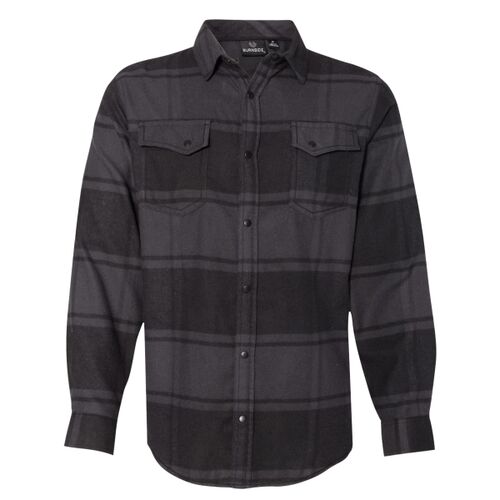 Snap Front Plaid Flannel Shirt Thumbnail