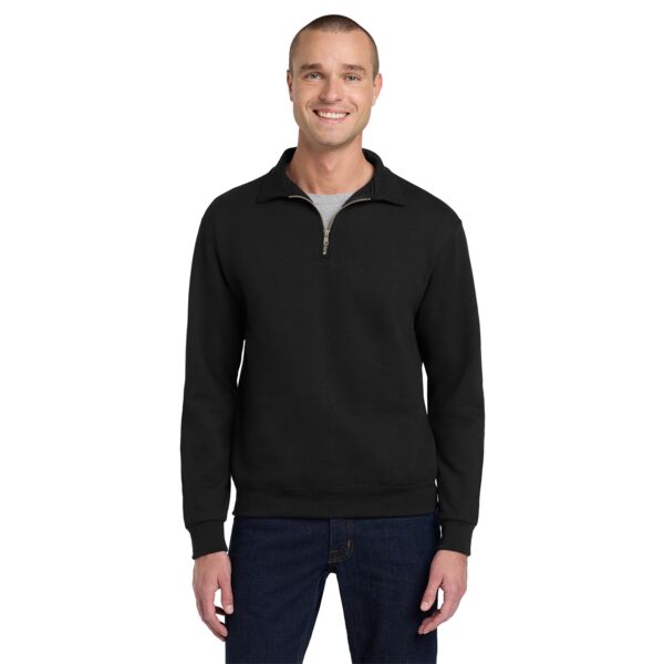 Super Sweats 1/4 Zip Sweatshirt with Cadet Collar Thumbnail
