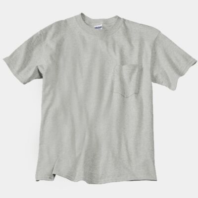 Ultra Cotton 100% Cotton T Shirt with Pocket Thumbnail
