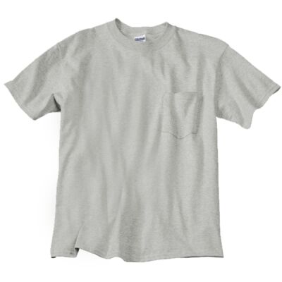 Ultra Cotton 100% Cotton T Shirt with Pocket Thumbnail
