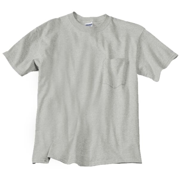 Ultra Cotton 100% Cotton T Shirt with Pocket Thumbnail
