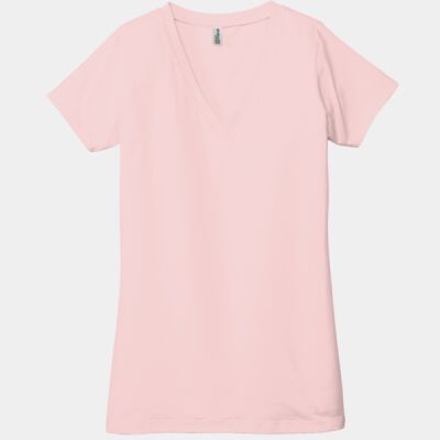 Junior Ladies Perfect Weight V Neck Tee Thumbnail