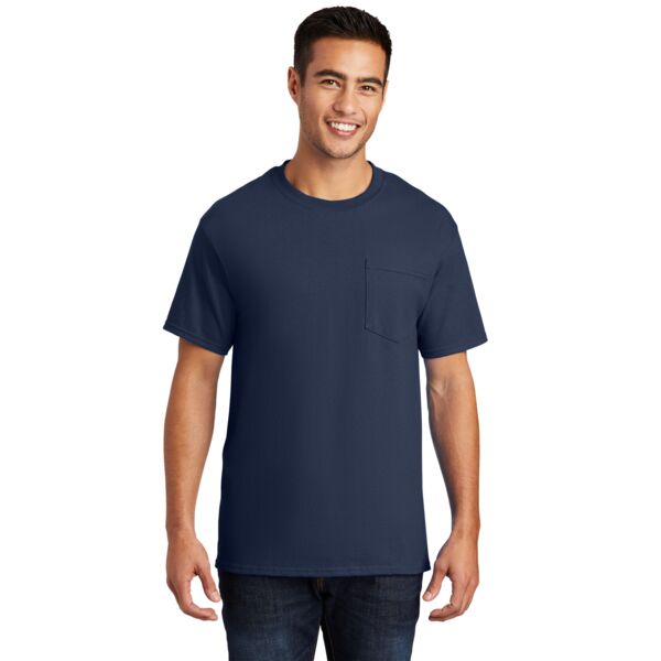 100% Cotton T Shirt with Pocket Thumbnail