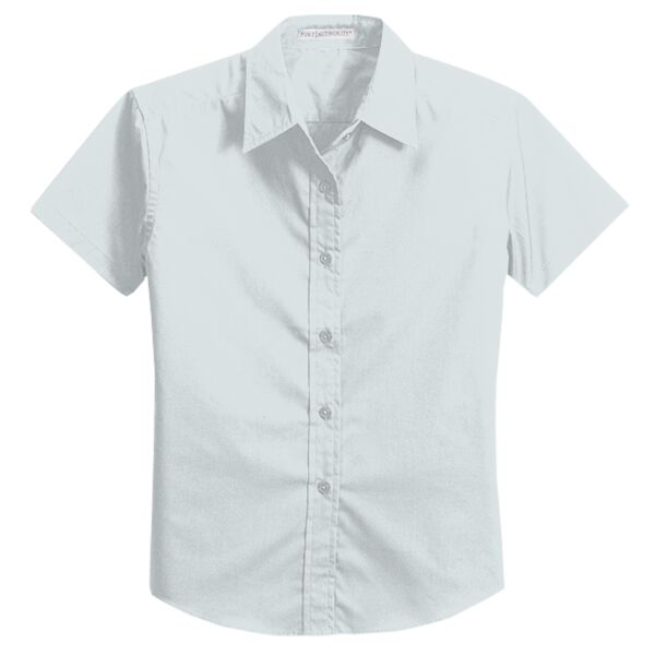 Ladies Short Sleeve Easy Care, Soil Resistant Shirt Thumbnail