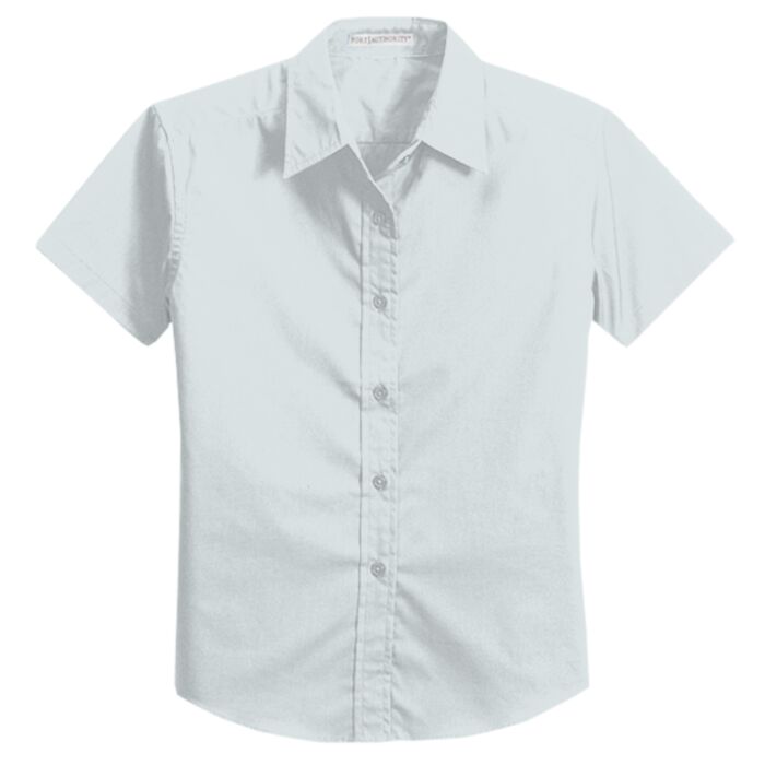 Ladies Short Sleeve Easy Care, Soil Resistant Shirt Thumbnail