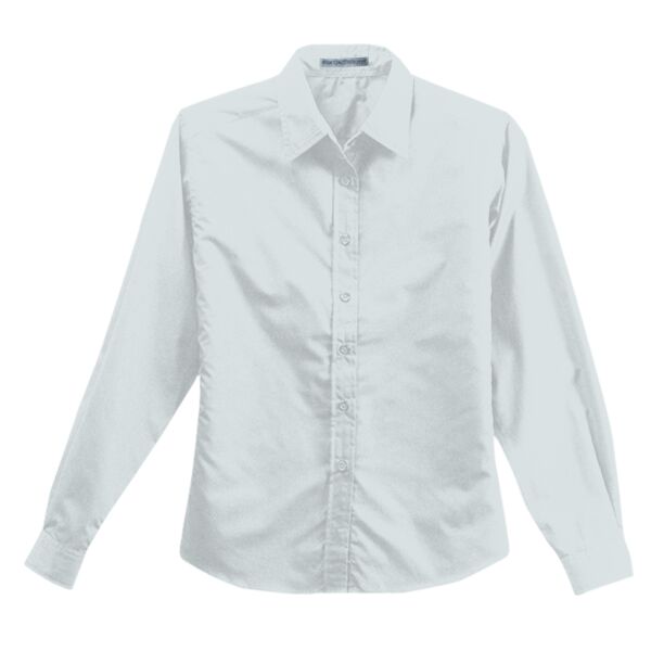 Ladies Long Sleeve Easy Care, Soil Resistant Shirt Thumbnail