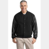 Wool and Leather Letterman Jacket Thumbnail