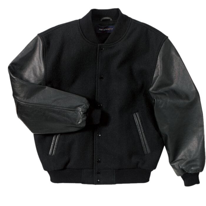 Wool and Leather Letterman Jacket Thumbnail
