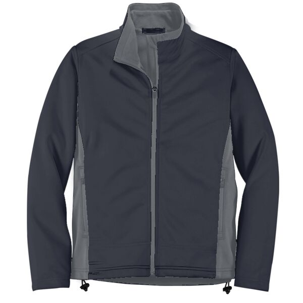 Ladies Two Tone Soft Shell Jacket Thumbnail