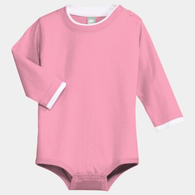 Infant Long Sleeve 1 Piece with Shoulder Snaps Thumbnail