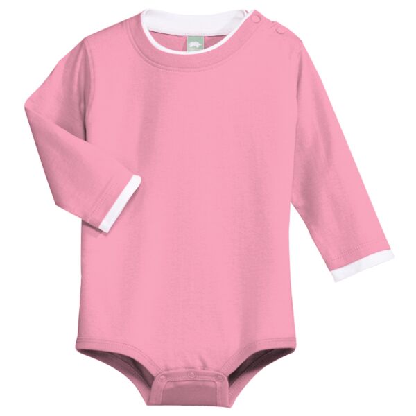 Infant Long Sleeve 1 Piece with Shoulder Snaps Thumbnail