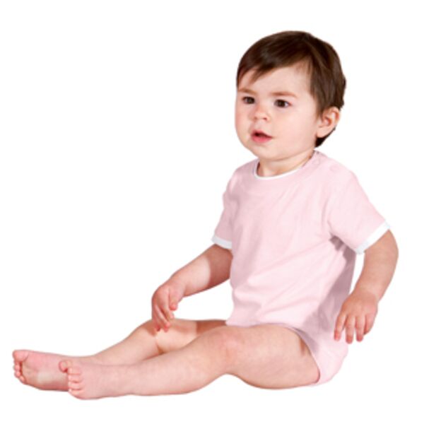 Infant Short Sleeve 1 Piece with Shoulder Snaps Thumbnail