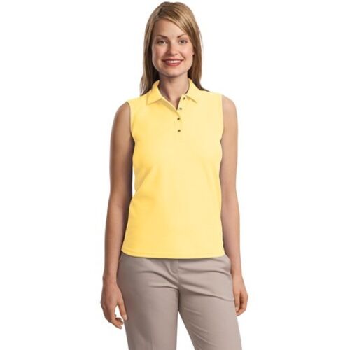 Port Authority® - Ladies Silk Touch™ Sleeveless Polo. L500SVLS  Thumbnail