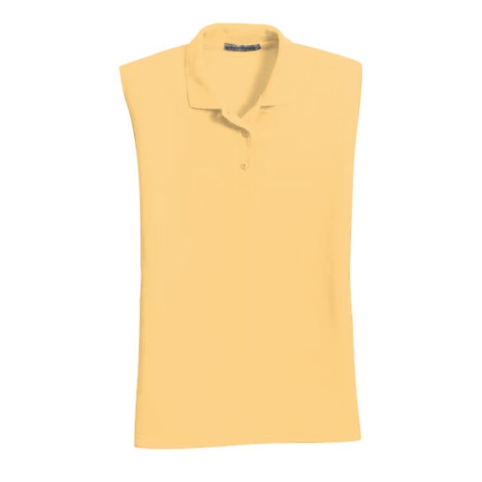 Port Authority® - Ladies Silk Touch™ Sleeveless Polo. L500SVLS  Thumbnail