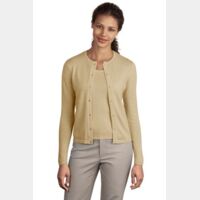 Port Authority® - Ladies Fine-Gauge Crewneck Cardigan Sweater. LSW280 Thumbnail