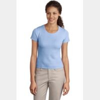 Port Authority® - Ladies Fine-Gauge Short Sleeve Scoop Neck Sweater. LSW282 Thumbnail