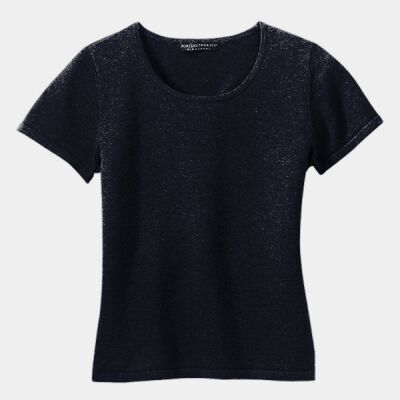 Port Authority® - Ladies Fine-Gauge Short Sleeve Scoop Neck Sweater. LSW282 Thumbnail