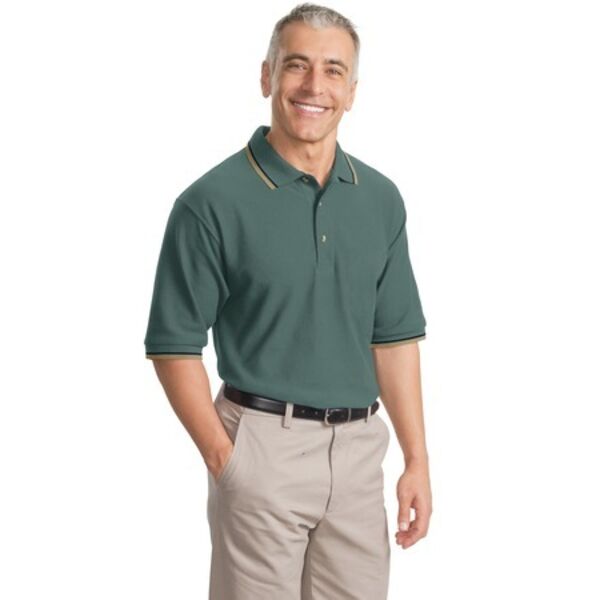 Port Authority® - Cool Mesh™ Polo with Tipping Stripe Trim. K431  Thumbnail