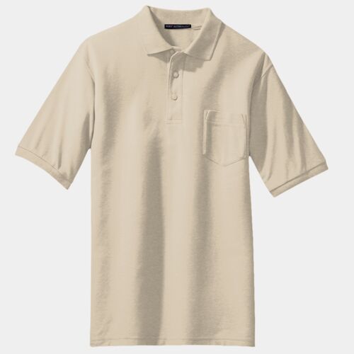 Port Authority® - Silk Touch™ Polo with Pocket. K500P  Thumbnail