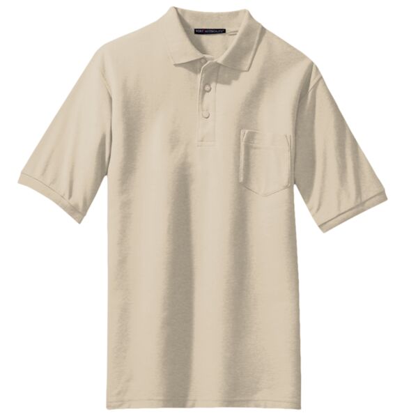 Port Authority® - Silk Touch™ Polo with Pocket. K500P  Thumbnail