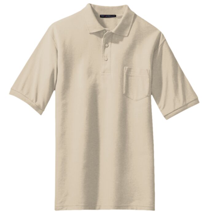 Port Authority® - Silk Touch™ Polo with Pocket. K500P  Thumbnail