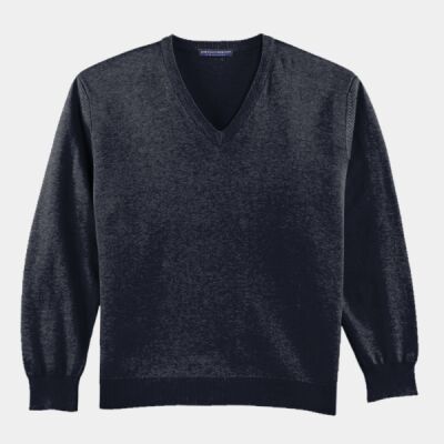 Port Authority® - Fine-Gauge V-Neck Sweater. SW275 Thumbnail
