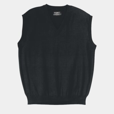 Port Authority® - Fine-Gauge V-Neck Sweater Vest. SW276 Thumbnail