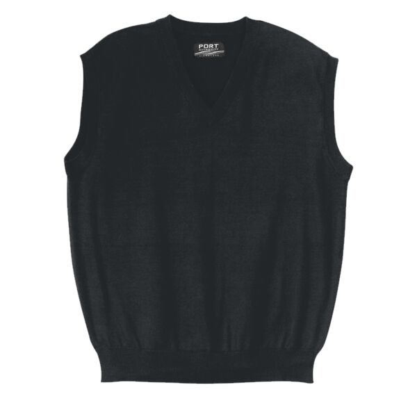 Port Authority® - Fine-Gauge V-Neck Sweater Vest. SW276 Thumbnail