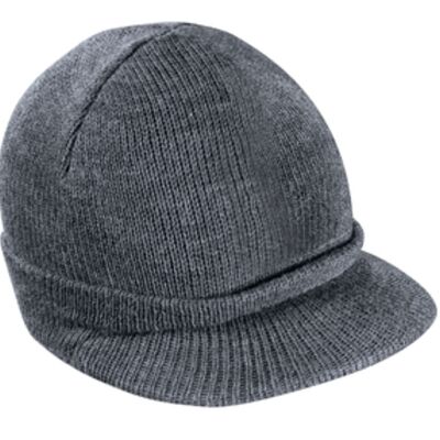 Knit Hat with Bill Thumbnail