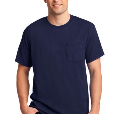 50/50 Cotton/Poly Pocket T Shirt Thumbnail