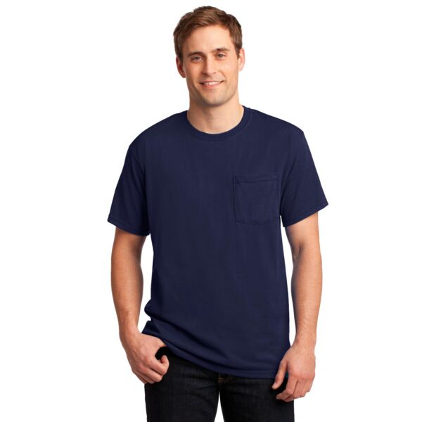 50/50 Cotton/Poly Pocket T Shirt Thumbnail