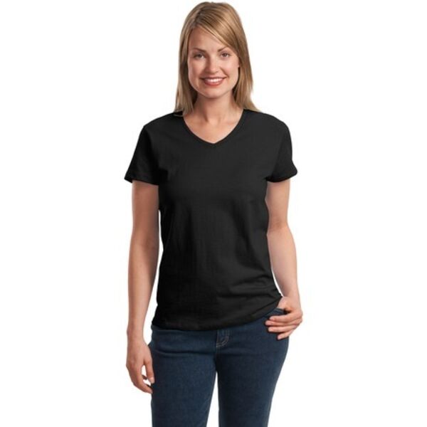 Ladies V Neck T Shirt Thumbnail