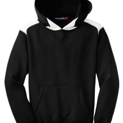 Sport-Tek® Youth Pullover Hooded Sweatshirt with Contrast Color Thumbnail