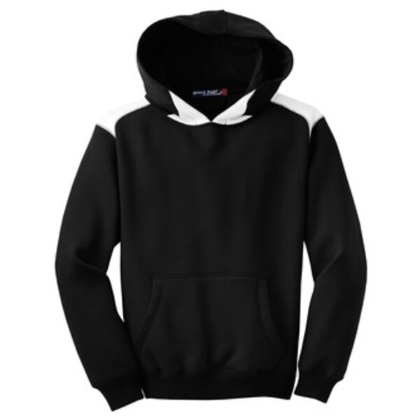 Sport-Tek® Youth Pullover Hooded Sweatshirt with Contrast Color Thumbnail
