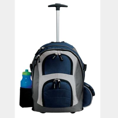 Port AuthorityÂ® - Wheeled Backpack. Navy/Dark Grey Thumbnail