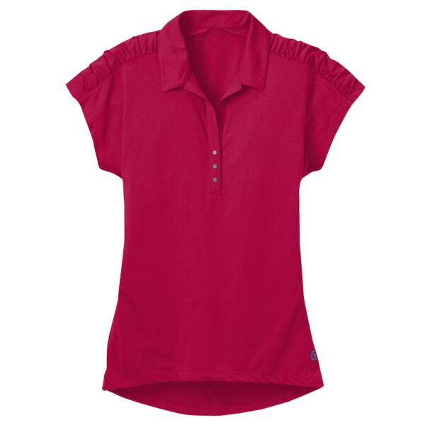 Ladies Linear Polo Thumbnail