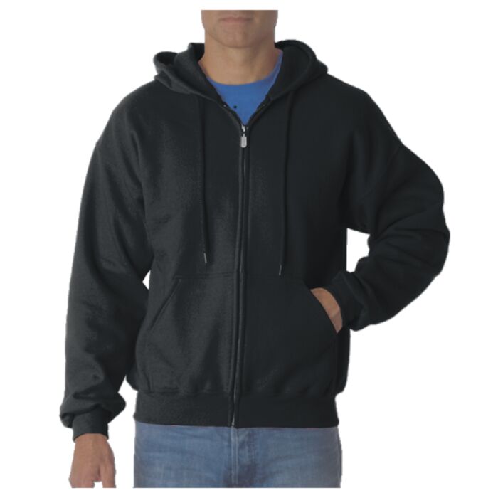 DryBlend® Adult Full-Zip Hooded Sweatshirt 12600 LEDD Thumbnail