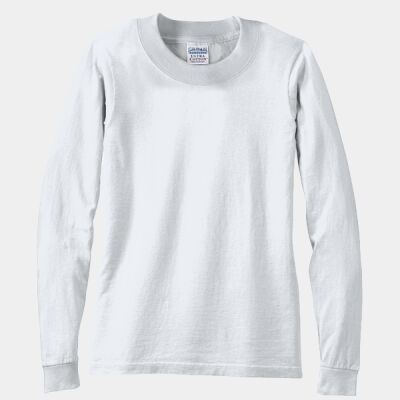 Ultra Cotton 100% Cotton Long Sleeve T Shirt G2400LEDL Thumbnail