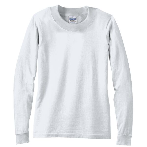 Ultra Cotton 100% Cotton Long Sleeve T Shirt G2400LEDL Thumbnail