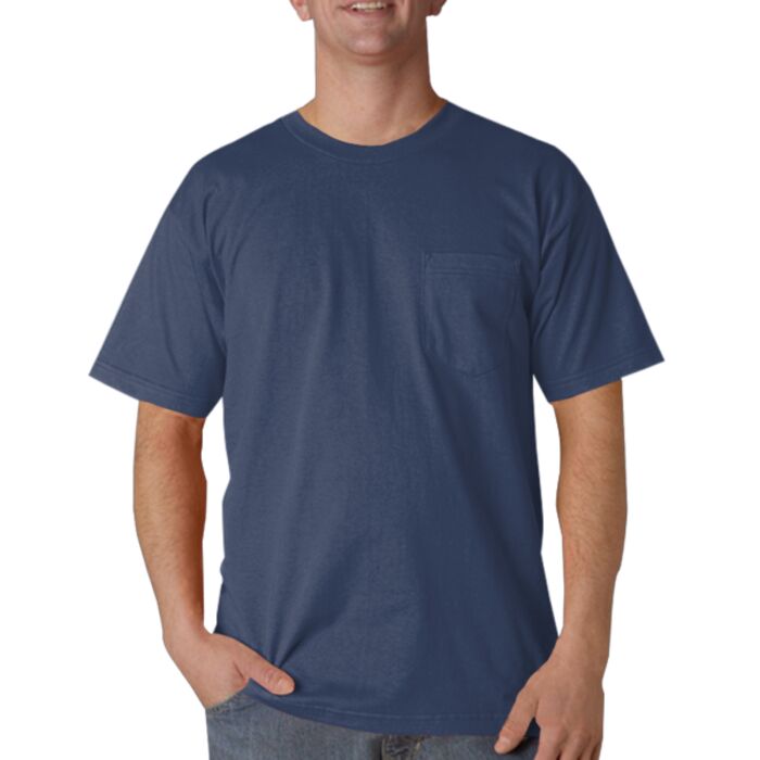 Adult Short-Sleeve Tee with Pocket Thumbnail