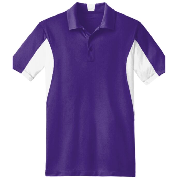 Side Blocked Micropique Sport Wick® Polo Thumbnail