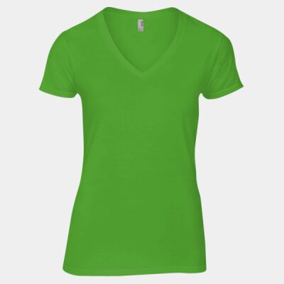 Ladies' Lightweight V-Neck Tee 88VLNVP Thumbnail