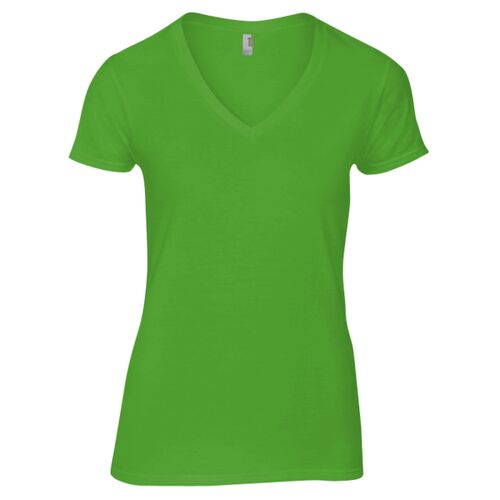 Ladies' Lightweight V-Neck Tee 88VLNVP Thumbnail