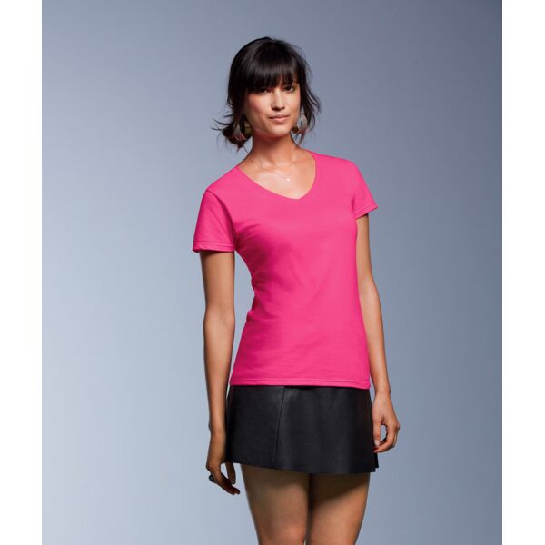 Ladies' Lightweight V-Neck Tee 88VLNVP Thumbnail
