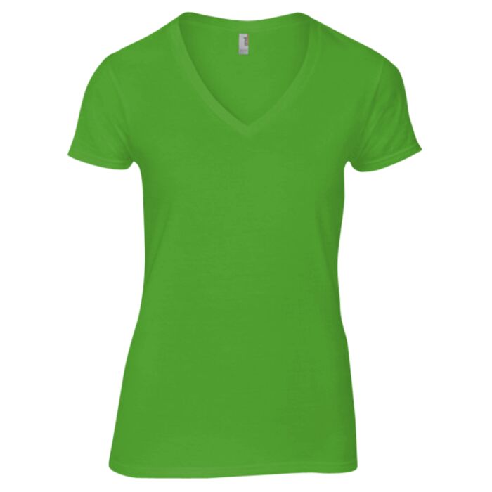 Ladies' Lightweight V-Neck Tee 88VLNVP Thumbnail