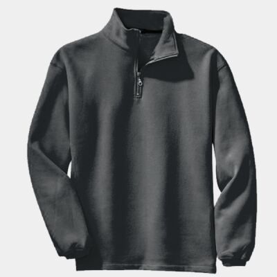 Sueded Finish 1/4 Zip Sweatshirt Thumbnail
