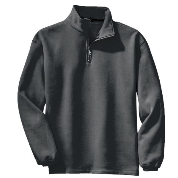 Sueded Finish 1/4 Zip Sweatshirt Thumbnail