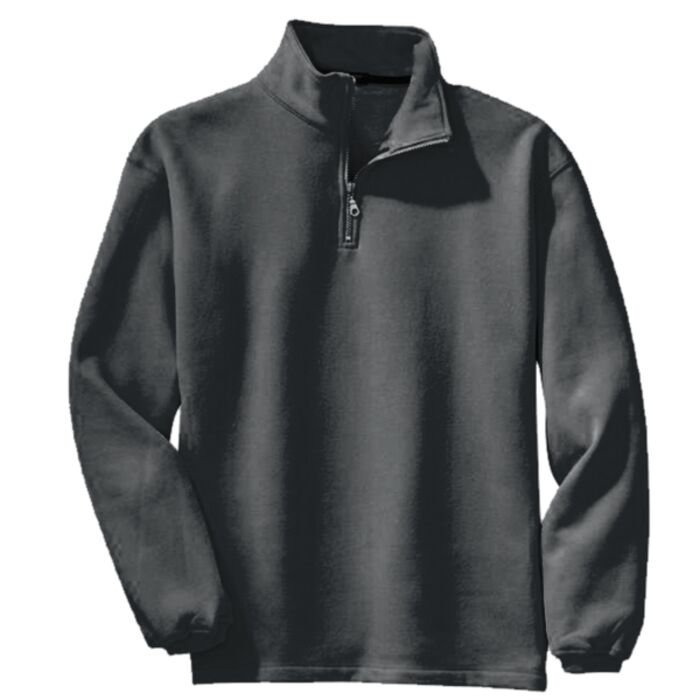 Sueded Finish 1/4 Zip Sweatshirt Thumbnail