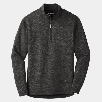 Sport Wick ® Stretch Reflective Heather 1/2 Zip Pullover Thumbnail